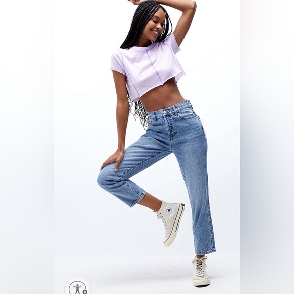 Pac Sun High Rise Straight Jeans - Picture 1 of 10